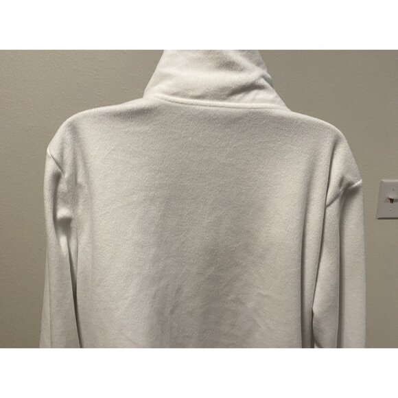 Danskin Now Jacket Womens Size XL(16/18) White Long Sleeves Zippered Pockets - Picture 10 of 11